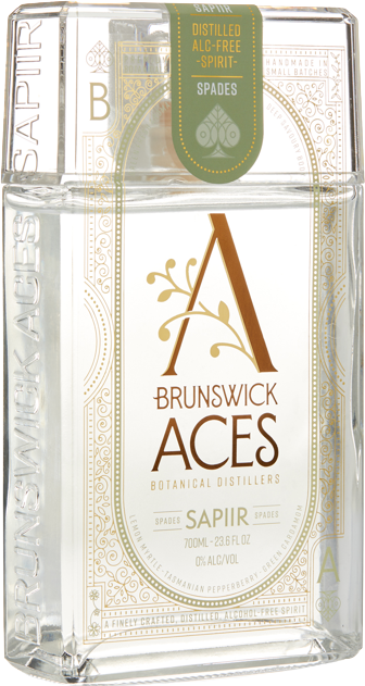 Brunswick Aces Spades Sapiir bottle